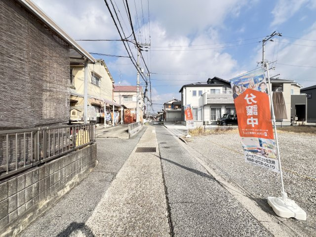 奈良市東九条町22期の前面道路含む現地写真