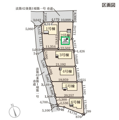 【区画図】 | 前橋市樋越町　新築住宅 | 早朝やお仕事帰りのご見学にもすぐ対応致します！
KOALIVE （コアライブ）【0120-919-727】