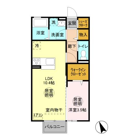 メゾン・ド・ラ・ヴェールの間取り|間取図