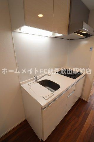 大阪市鶴見区放出東３丁目の賃貸マンションのキッチン
