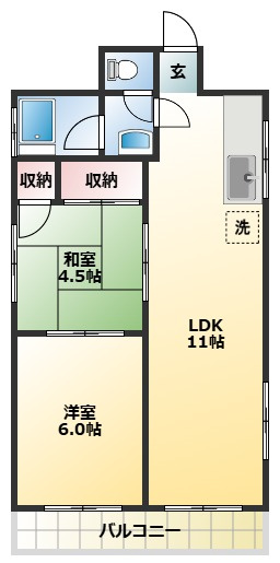 近藤ビル（江東区）の間取り