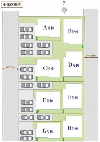 小平市鈴木町1丁目 西武新宿線 花小金井駅 新築戸建の区画図