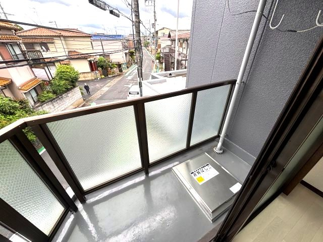 清久ハイツのバルコニー