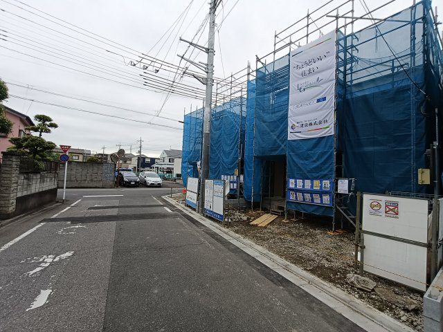 八潮市　八潮7丁目　新築戸建　全5棟の前面道路含む現地写真|前面道路含む現地写真です