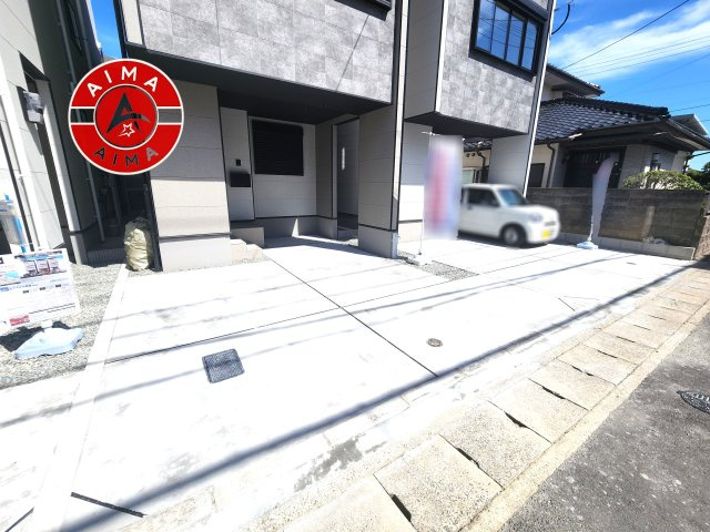 福岡市西区横浜1丁目第6-3棟（2号棟）　の外観|広々した駐車場です。