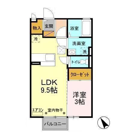 ユーメ・ハイムの間取り|間取図