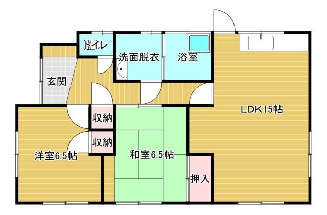 【間取り】 | 野崎住宅　A棟