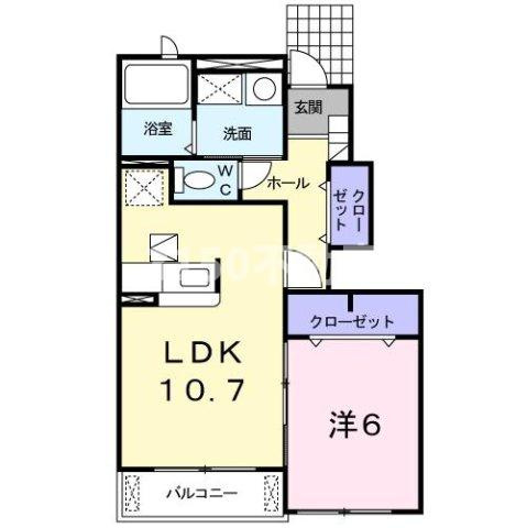 ヌーベルバーグⅡ　Ａ棟の間取り