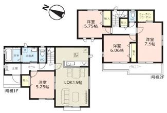 【間取り】 | 伊奈町小室　新築分譲住宅