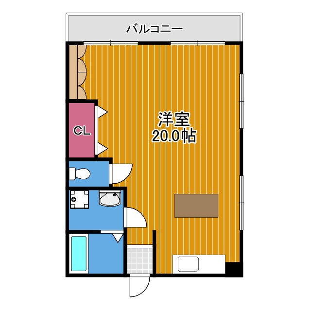 マツヤビルⅡの間取り