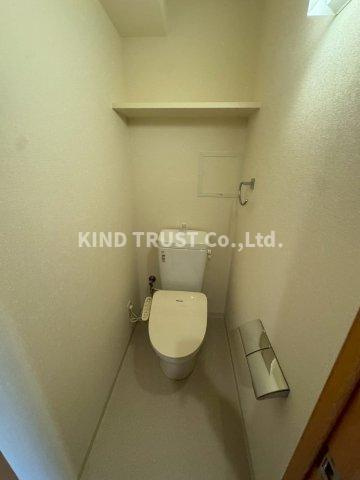 プライムコートのトイレ|落ち着いたトイレです