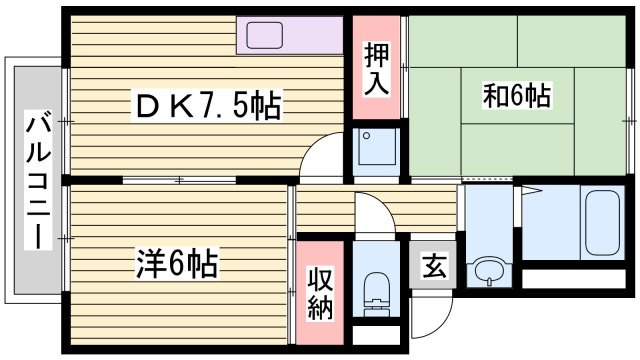 ロイヤル三木の間取り
