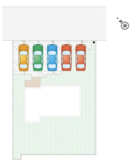 【区画図】 | 加須市北下新井8区画　新築戸建　全8棟　6号棟