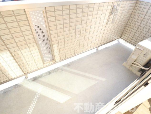 ウェスタ古閑中のバルコニー