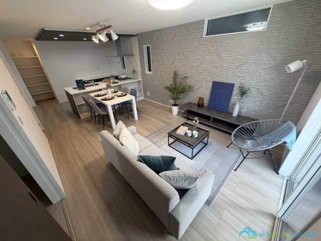 平塚市南原第1　新築戸建　全1棟1号棟の居間・リビング