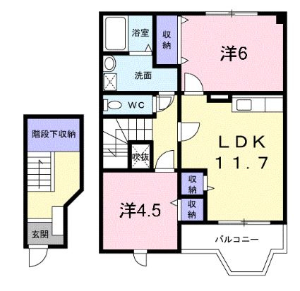 【間取り】 | ファイン・キャピタルA・B
