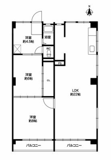 【間取り】 | 住吉パームス