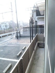ピサ芦屋のバルコニー