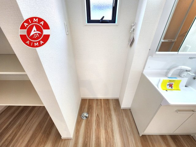 糟屋郡新宮町夜臼3丁目第2-1棟（1号棟）　のランドリースペース|ランドリースペースとなります。広々して有効的にご使用できます。