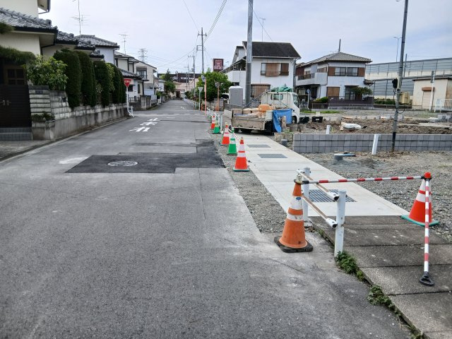 リーブルガーデン．S　熊谷肥塚第３　の前面道路含む現地写真|現地前面道路（2026年04月17日）撮影