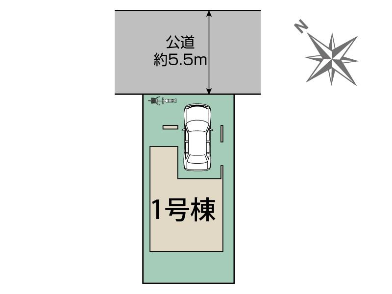 加古川市加古川町北在家　　JR「加古川駅」徒歩18分の区画図
