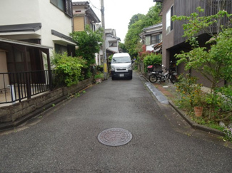 【前面道路含む現地写真】 | 川西市東畦野2丁目12の11　建築条件無土地