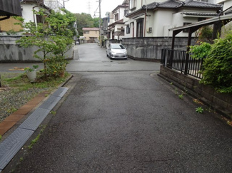 【前面道路含む現地写真】 | 川西市東畦野2丁目12の11　建築条件無土地