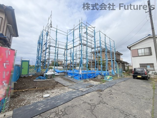 三郷市駒形　新築戸建　全1棟の外観|現地の写真になります。