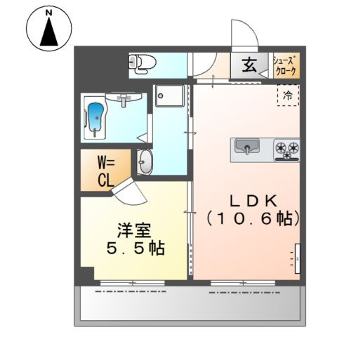 グランディールの間取り