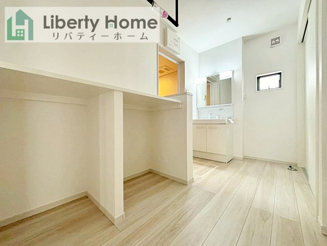土浦市木田余1期　新築戸建　3号棟の脱衣所|同形状・同仕様