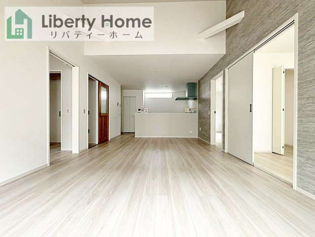 土浦市木田余1期　新築戸建　3号棟の居間・リビング
