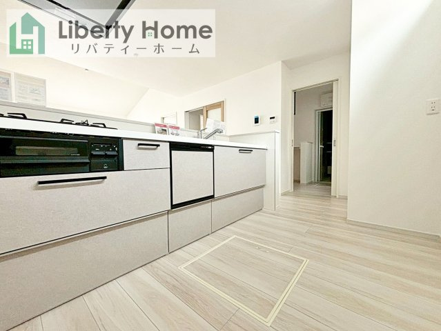 土浦市木田余1期　新築戸建　3号棟のキッチン|同形状・同仕様