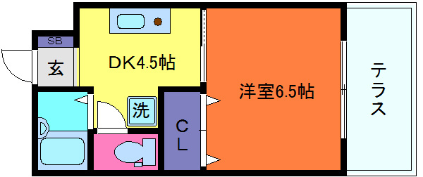 ロジェ楠丘の間取り