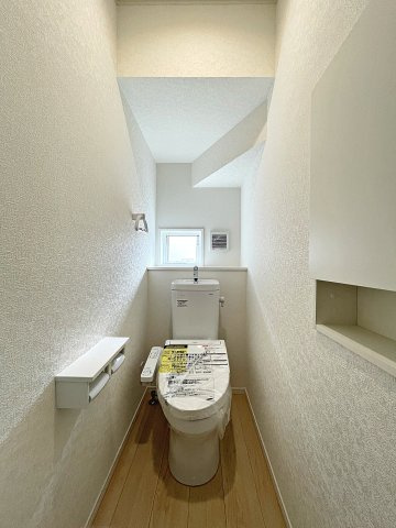 新築戸建・新築建売　郡山市大槻町第38　開成小・第一中のトイレ|各階にございますので、朝の混雑時や夜中の利用も安心です！