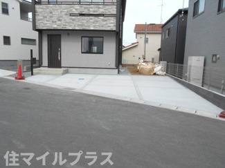 【駐車場】 | 郡山市安積町南長久保1丁目新築一戸建て3棟 | 駐車場に車を止められます