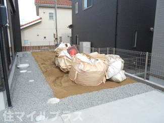【庭】 | 郡山市安積町南長久保1丁目新築一戸建て3棟 | たまにはお庭で休日を過ごしてみるのもよいかもしれません