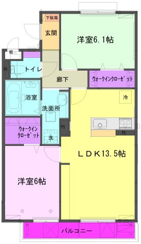 Diversita鉈屋町の間取り