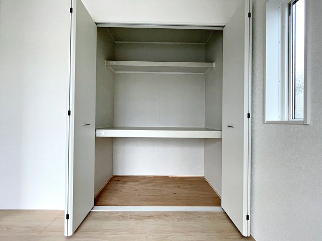 新築戸建・新築建売　郡山市大槻町第38　開成小・第一中の収納|和室にも収納完備！お子様のおもちゃや布団などたっぷりと収納が可能です！