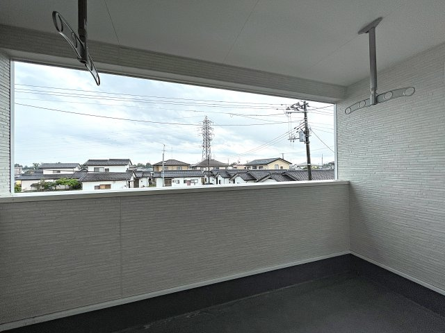 新築戸建・新築建売　郡山市大槻町第38　開成小・第一中のバルコニー|インナーバルコニーなので急な天候不良でも安心です！