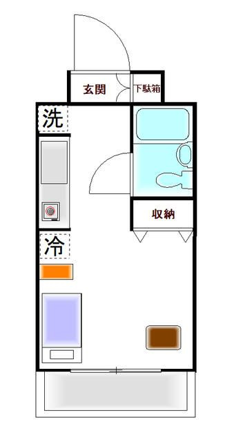 関内フレックスビルの間取り