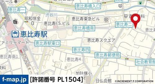 ジェイパーク恵比寿の地図
