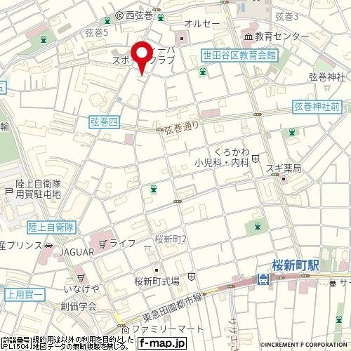 日興パレス桜新町の地図