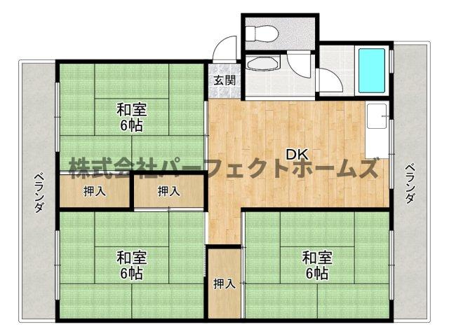 さつき丘コーポの間取り