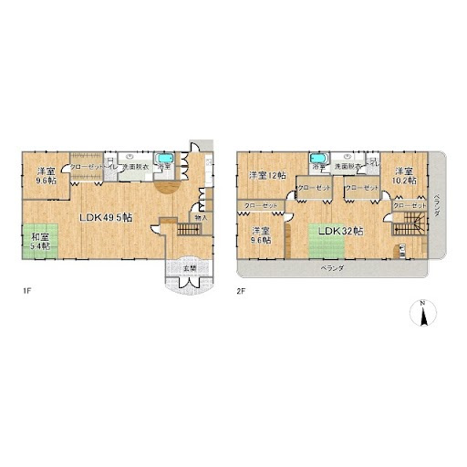 売中古戸建　中央区新橋町の間取り|それぞれの暮らしを大切にできる分離型二世帯住宅