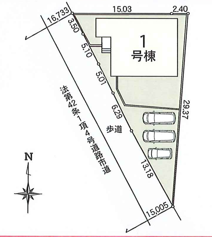 高崎市下之城町の区画図|区画図