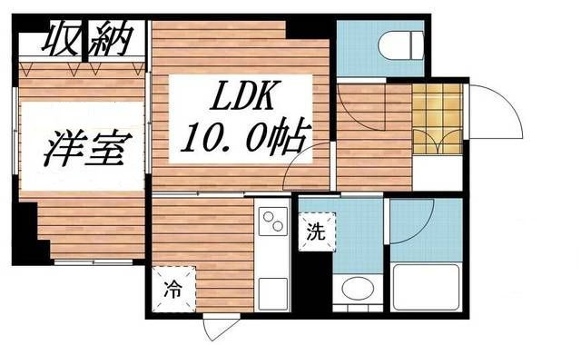 パルテールＩＷＡＳＡＫＩの間取り|間取りです。