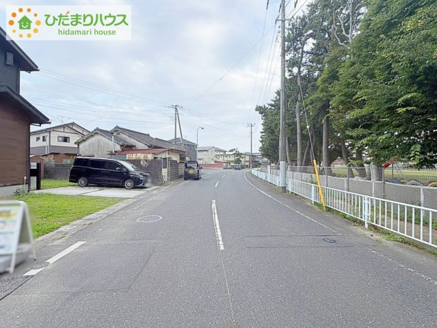 高萩市有明町第6　新築戸建の前面道路含む現地写真|周辺商業施設・教育施設充実♪