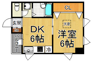 グランドパレス甲子園の間取り