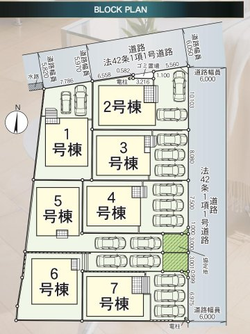 東海市加木屋町木之下152番の一部『仲介手数料無料』新築戸建ての区画図