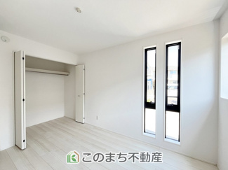 【洋室】 | 小山市神鳥谷2期　3号棟 | 各居室に収納付で住みやすさにこだわっています♪
